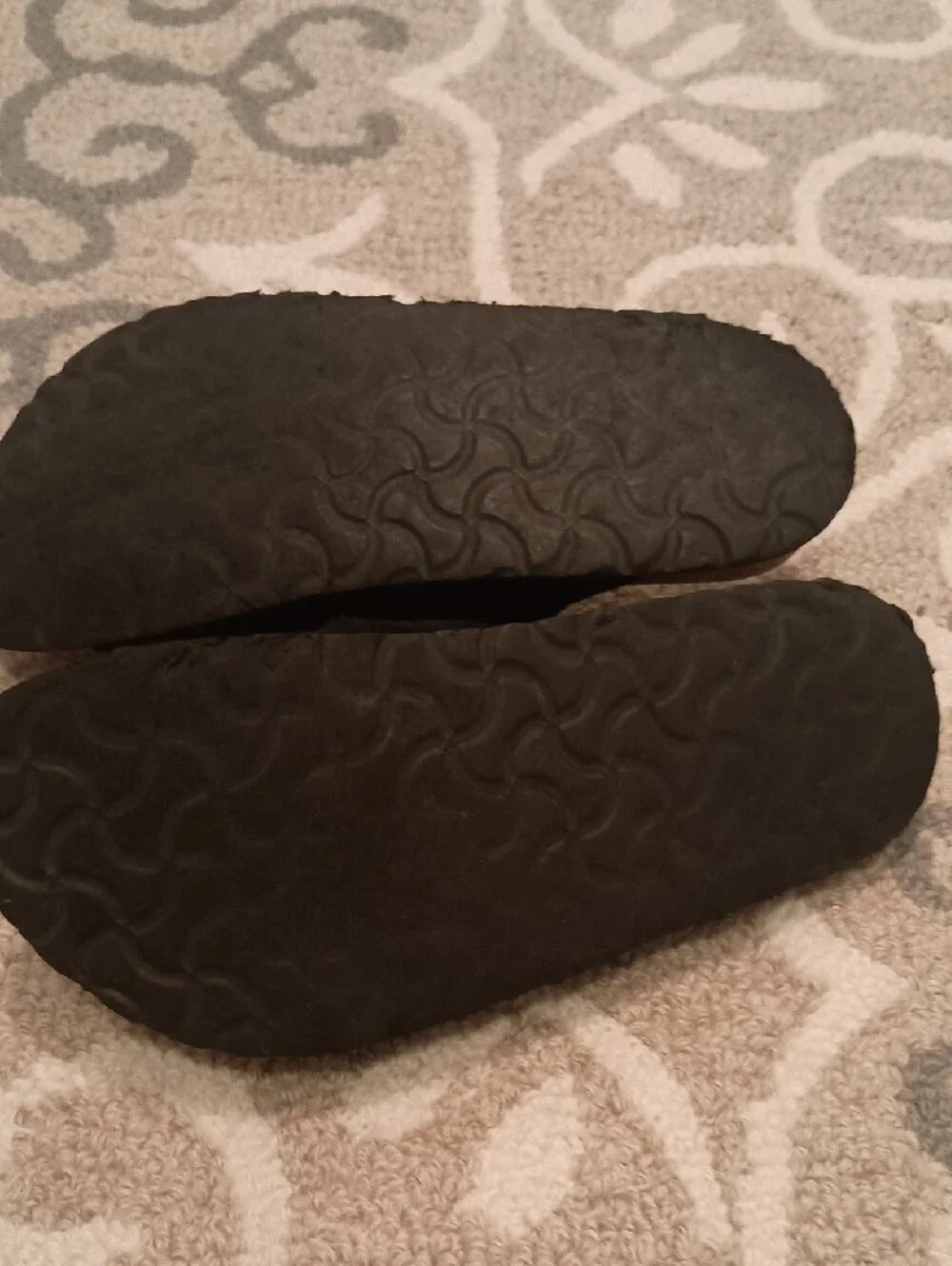Birkenstock Black Double-Strap Suede Sandals